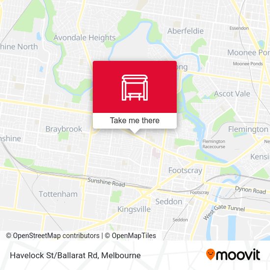 Havelock St/Ballarat Rd map