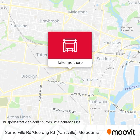 Somerville Rd / Geelong Rd (Yarraville) map