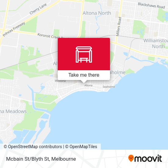 Mcbain St/Blyth St map