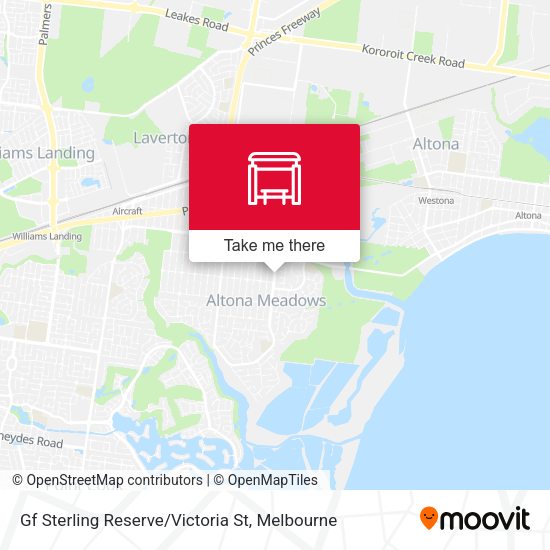 Gf Sterling Reserve / Victoria St map