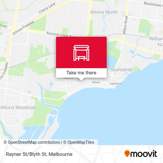 Mapa Rayner St/Blyth St