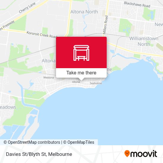 Davies St/Blyth St map