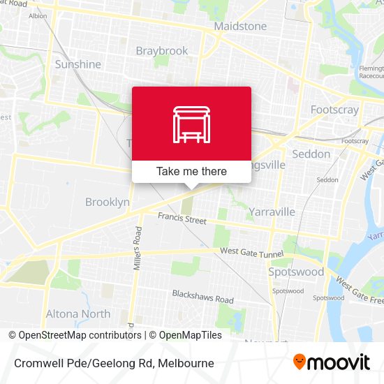 Cromwell Pde/Geelong Rd map