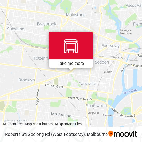 Roberts St / Geelong Rd (West Footscray) map