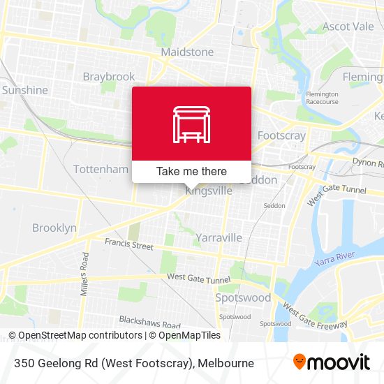 350 Geelong Rd (West Footscray) map