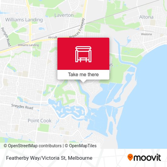 Featherby Way/Victoria St map