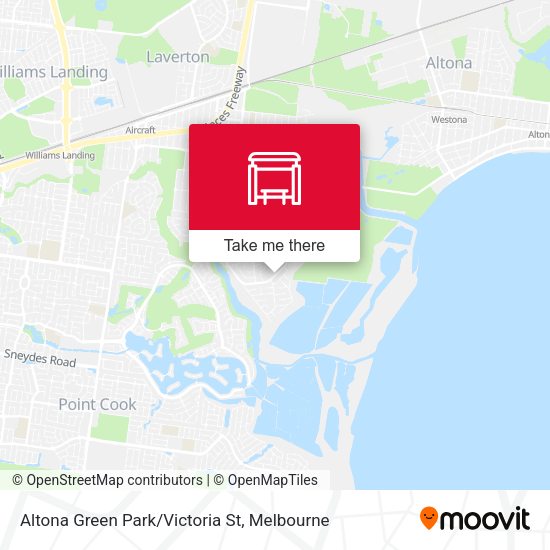 Altona Green Park/Victoria St map