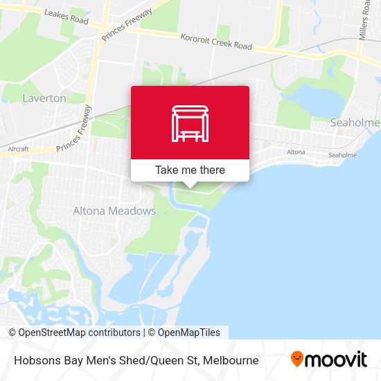 Hobsons Bay Men's Shed / Queen St map