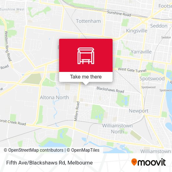 Fifth Ave/Blackshaws Rd map