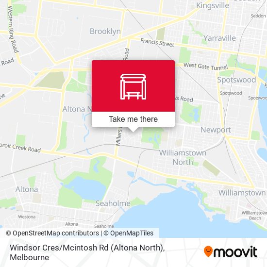 Windsor Cres / Mcintosh Rd (Altona North) map