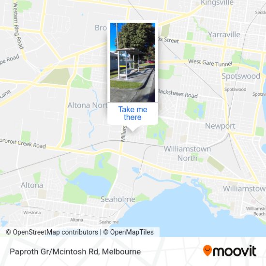 Paproth Gr/Mcintosh Rd map