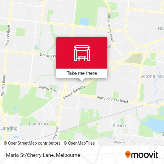 Mapa Maria St/Cherry Lane