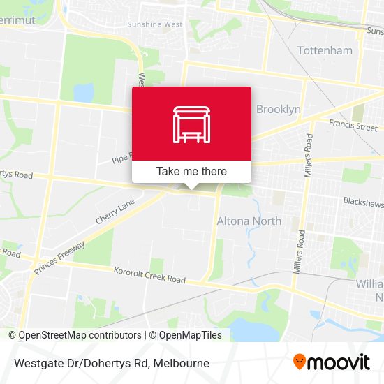 Westgate Dr/Dohertys Rd map