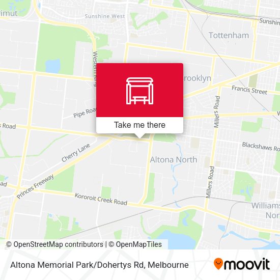 Altona Memorial Park / Dohertys Rd map
