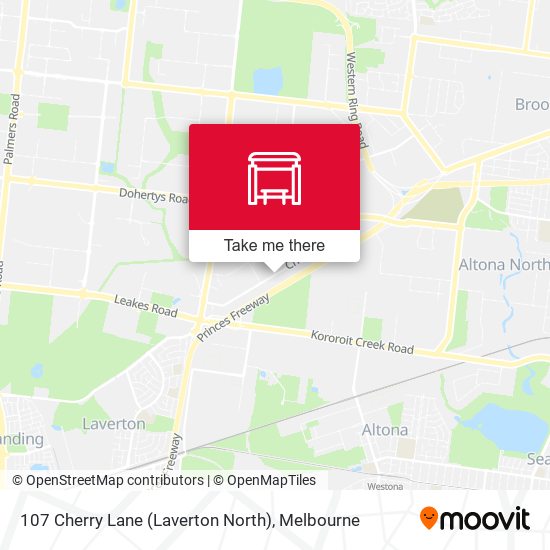 107 Cherry Lane (Laverton North) map