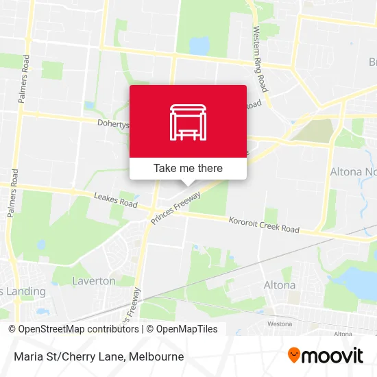 Mapa Maria St/Cherry Lane
