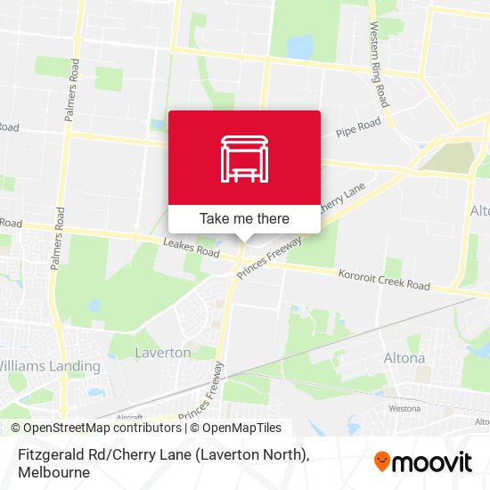 Fitzgerald Rd / Cherry Lane (Laverton North) map