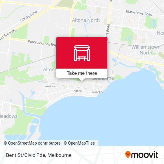 Bent St/Civic Pde map