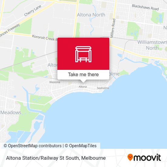 Altona Station / Railway St South map