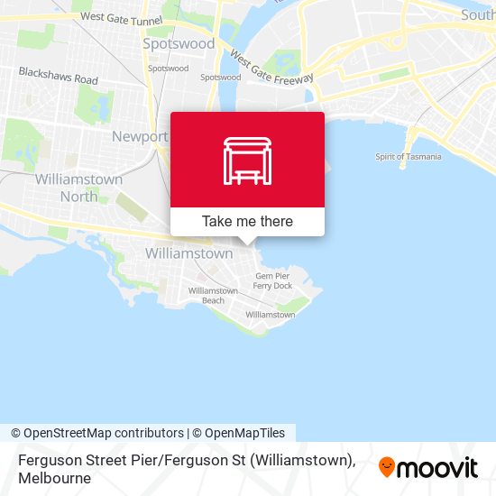 Ferguson Street Pier / Ferguson St (Williamstown) map