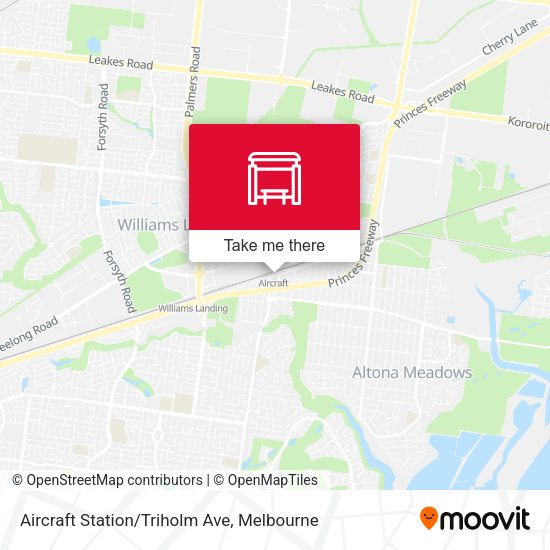 Aircraft Station/Triholm Ave map