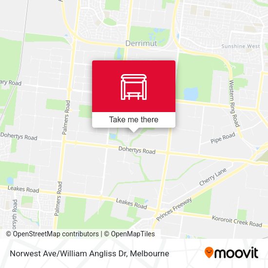 Norwest Ave/William Angliss Dr map