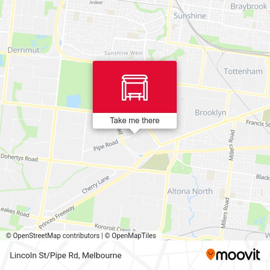 Lincoln St/Pipe Rd map