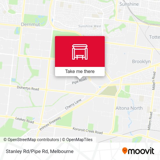 Stanley Rd/Pipe Rd map