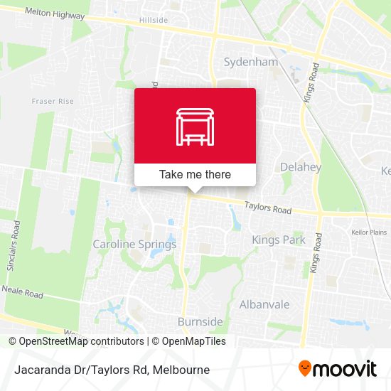 Jacaranda Dr/Taylors Rd map