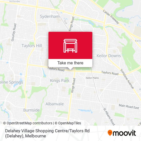 Delahey Village Shopping Centre / Taylors Rd map