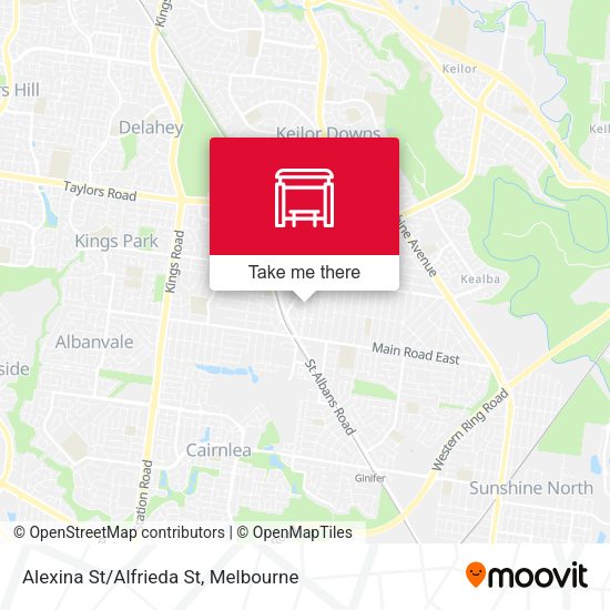 Alexina St/Alfrieda St map