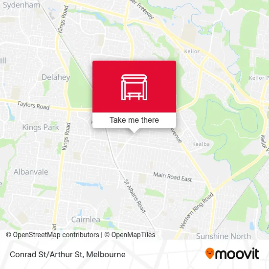 Mapa Conrad St/Arthur St