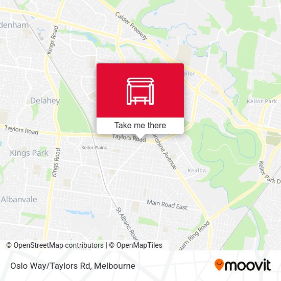 Oslo Way/Taylors Rd map