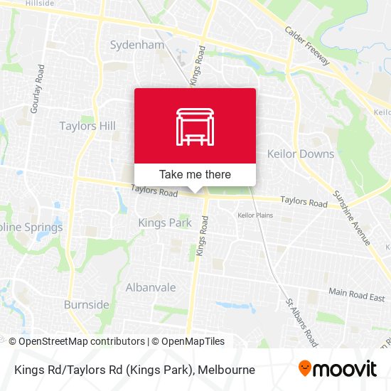 Kings Rd / Taylors Rd (Kings Park) map