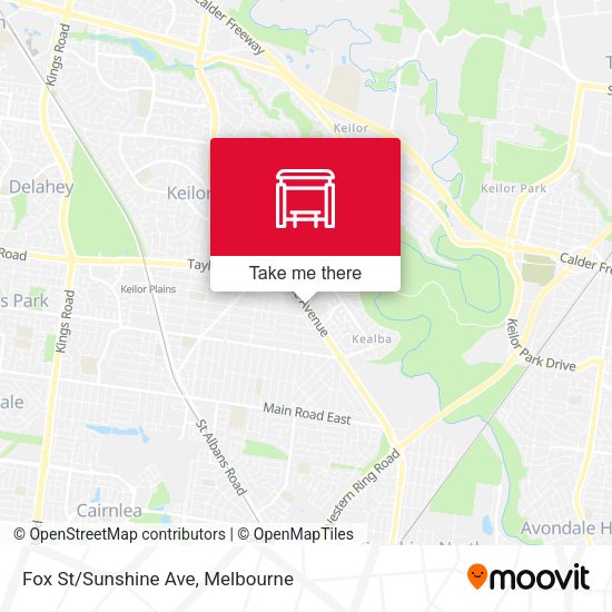 Fox St/Sunshine Ave map