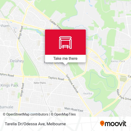 Tarella Dr/Odessa Ave map