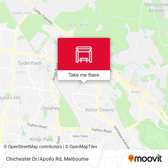 Chichester Dr/Apollo Rd map