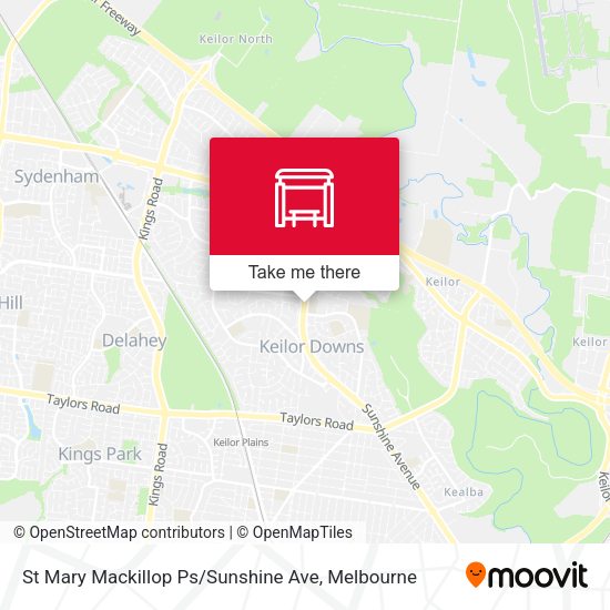 St Mary Mackillop Ps / Sunshine Ave map