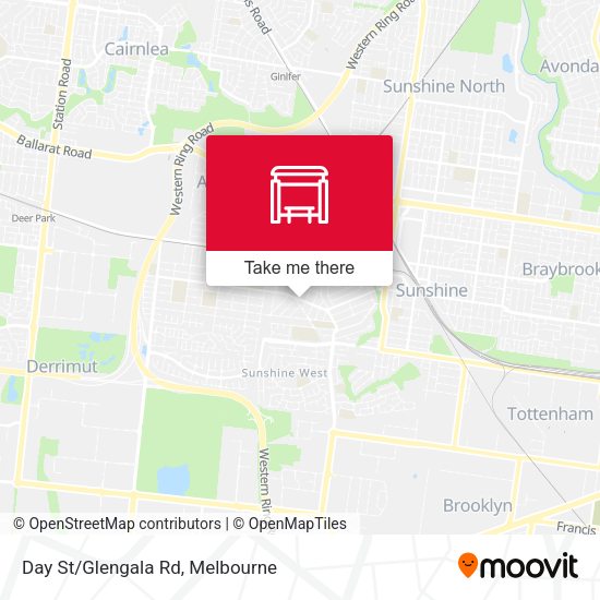 Day St/Glengala Rd map