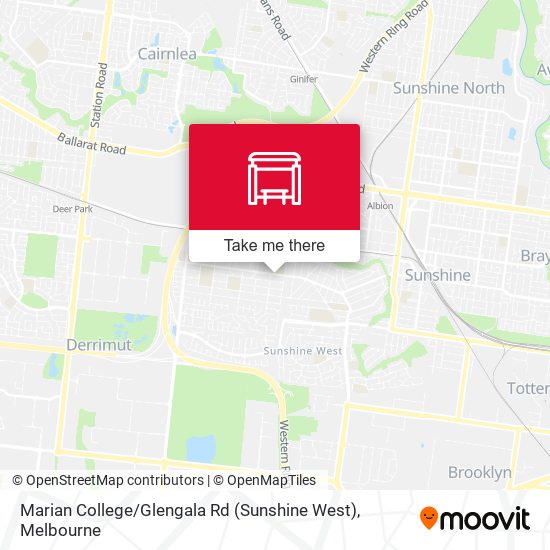 Marian College / Glengala Rd (Sunshine West) map