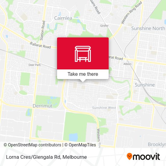 Lorna Cres/Glengala Rd map