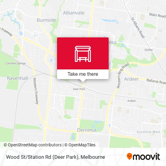 Wood St/Station Rd (Deer Park) map