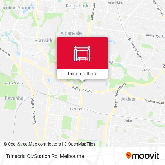 Trinacria Ct/Station Rd map