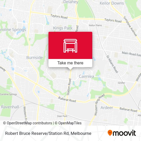 Robert Bruce Reserve / Station Rd map