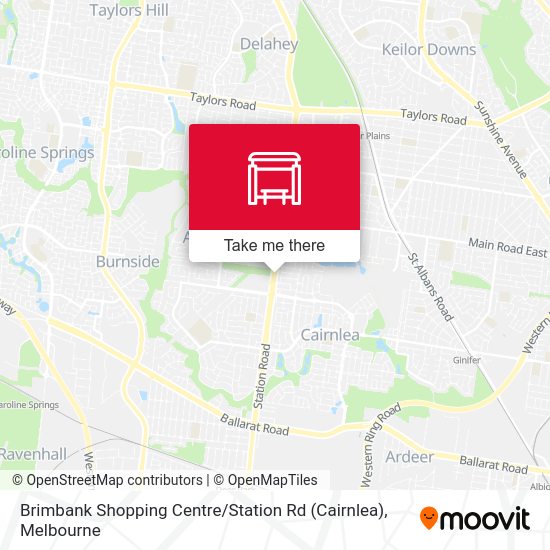 Opp Brimbank Shopping Centre / 252 Station Rd (Cairnlea) map