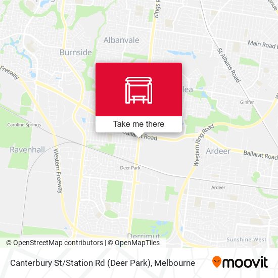 Canterbury St / Station Rd (Deer Park) map