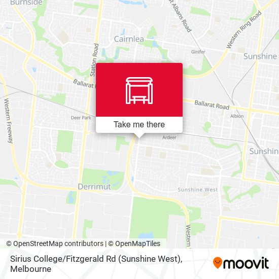 Sirius College / Fitzgerald Rd (Sunshine West) map