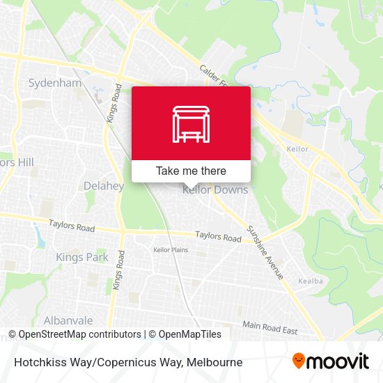 Hotchkiss Way/Copernicus Way map