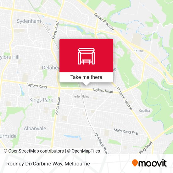 Rodney Dr/Carbine Way map