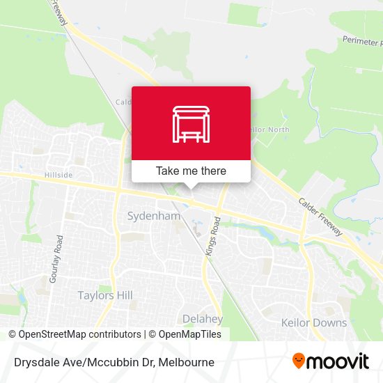 Drysdale Ave/Mccubbin Dr map